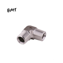 Yimiante  stainless steel/carbon steel hydraulic fittings npt male bspt male  90 degree elbows for sale